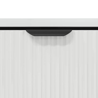 Coffee Table High Gloss White 90 x 49 x 46 cm Engineered Wood
