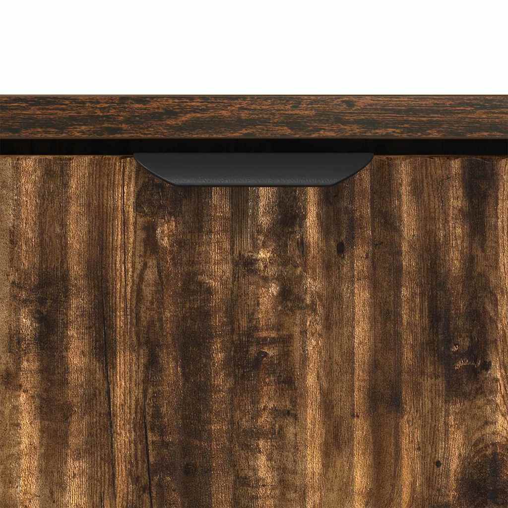 Coffee Table Smoked Oak 90 x 49 x 46 cm Engineered Wood