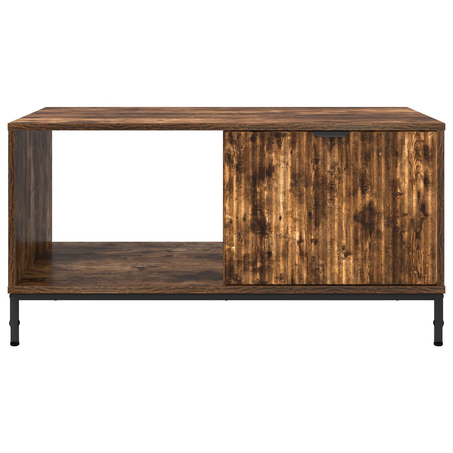 Coffee Table Smoked Oak 90 x 49 x 46 cm Engineered Wood