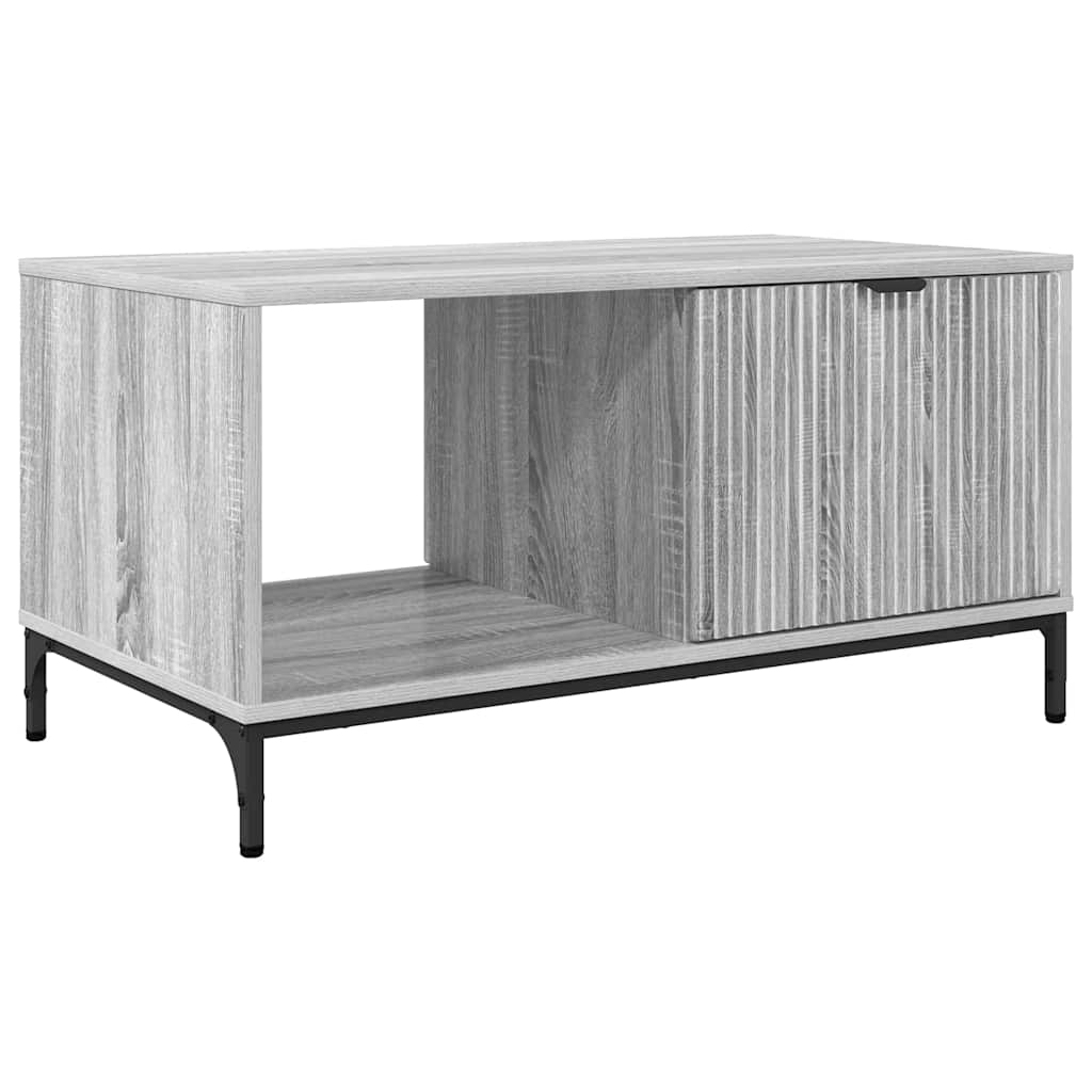 Coffee Table Grey Sonoma 90 x 49 x 46 cm Engineered Wood