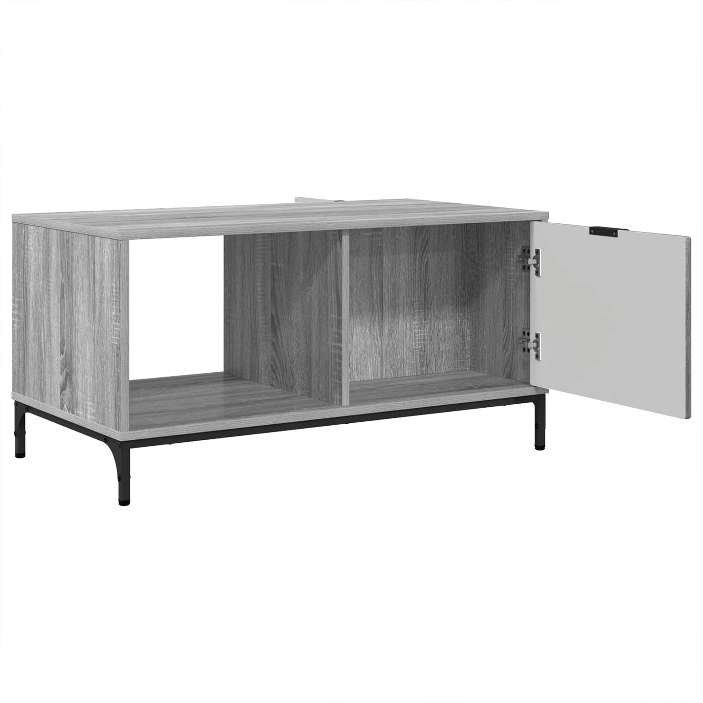 Coffee Table Grey Sonoma 90 x 49 x 46 cm Engineered Wood