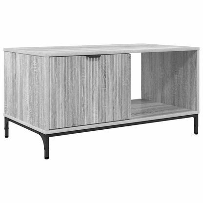 Coffee Table Grey Sonoma 90 x 49 x 46 cm Engineered Wood