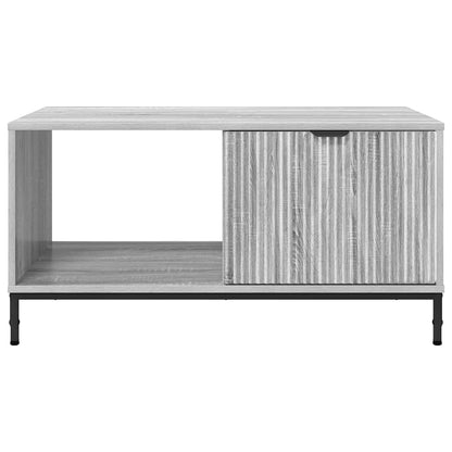 Coffee Table Grey Sonoma 90 x 49 x 46 cm Engineered Wood