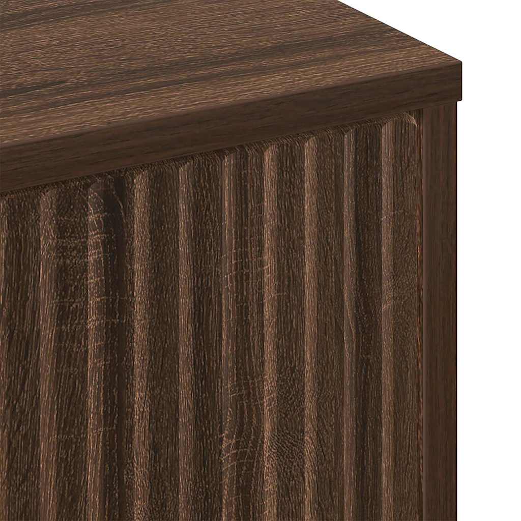 Coffee Table Brown Oak 90 x 49 x 46 cm Engineered Wood