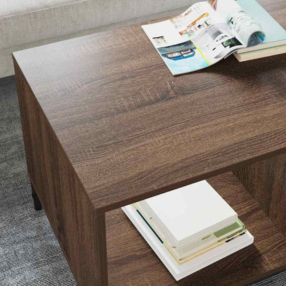 Coffee Table Brown Oak 90 x 49 x 46 cm Engineered Wood