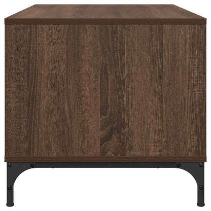 Coffee Table Brown Oak 90 x 49 x 46 cm Engineered Wood