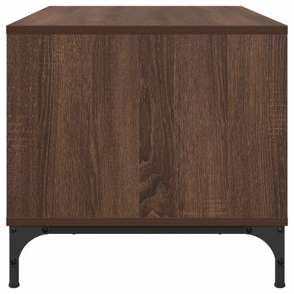 Coffee Table Brown Oak 90 x 49 x 46 cm Engineered Wood