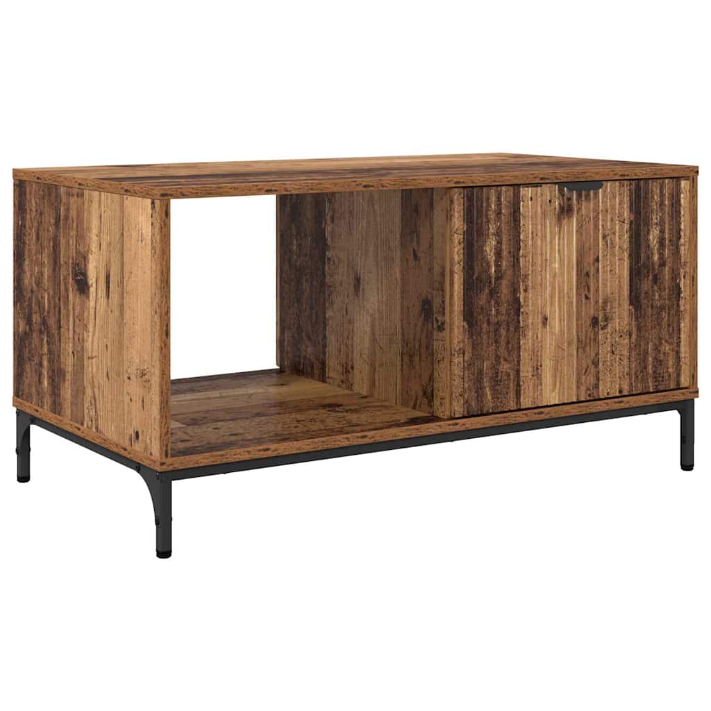 Coffee Table Old Wood 90 x 49 x 46 cm Engineered Wood