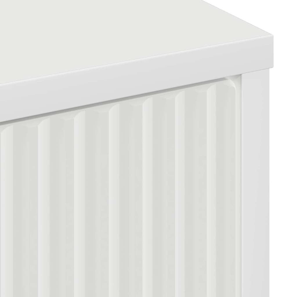 Sideboard with Drawer White 89.5 x 33 x 82 cm Engineered Wood