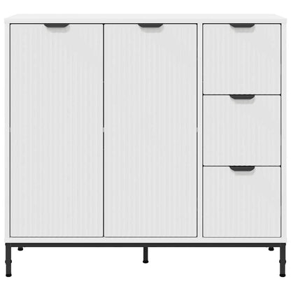 Sideboard with Drawer White 89.5 x 33 x 82 cm Engineered Wood