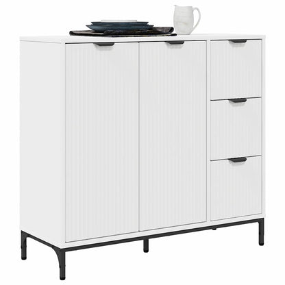 Sideboard with Drawer White 89.5 x 33 x 82 cm Engineered Wood