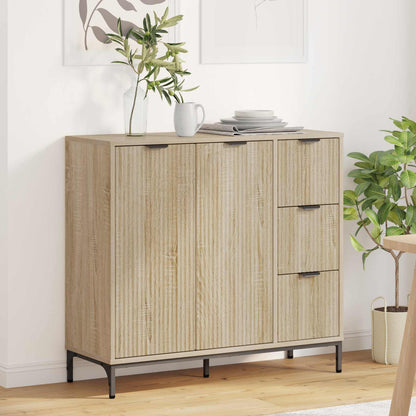 Sideboard Sonoma Oak 89.5 x 33 x 82 cm Engineered Wood