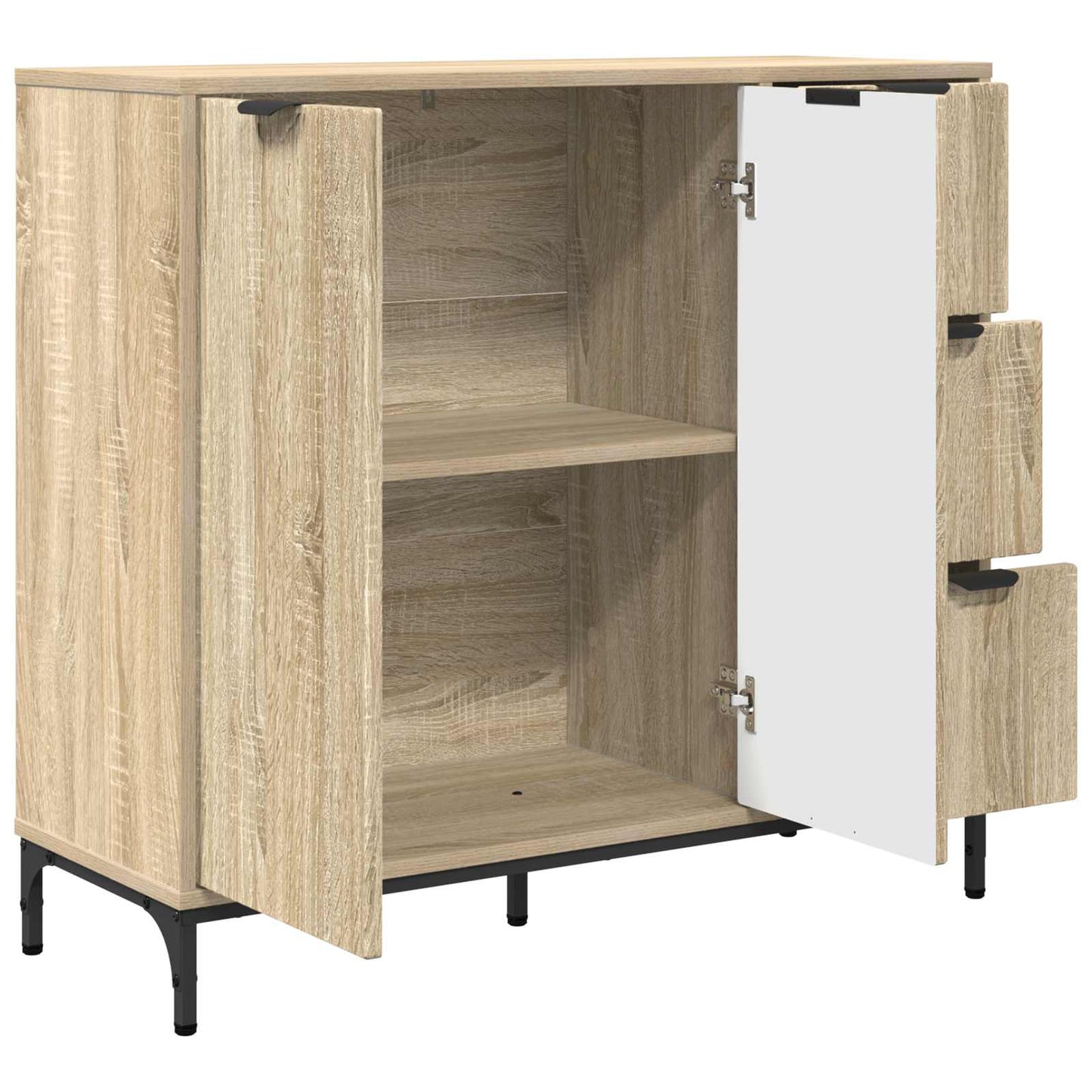 Sideboard Sonoma Oak 89.5 x 33 x 82 cm Engineered Wood