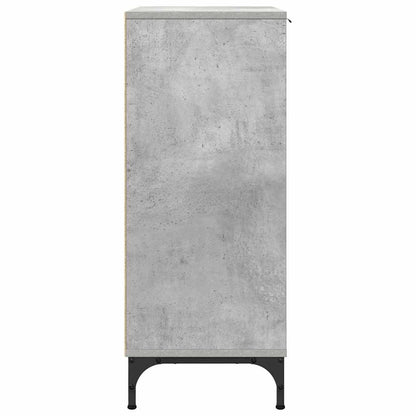 Sideboard Concrete Grey 89.5 x 33 x 82 cm Engineered Wood