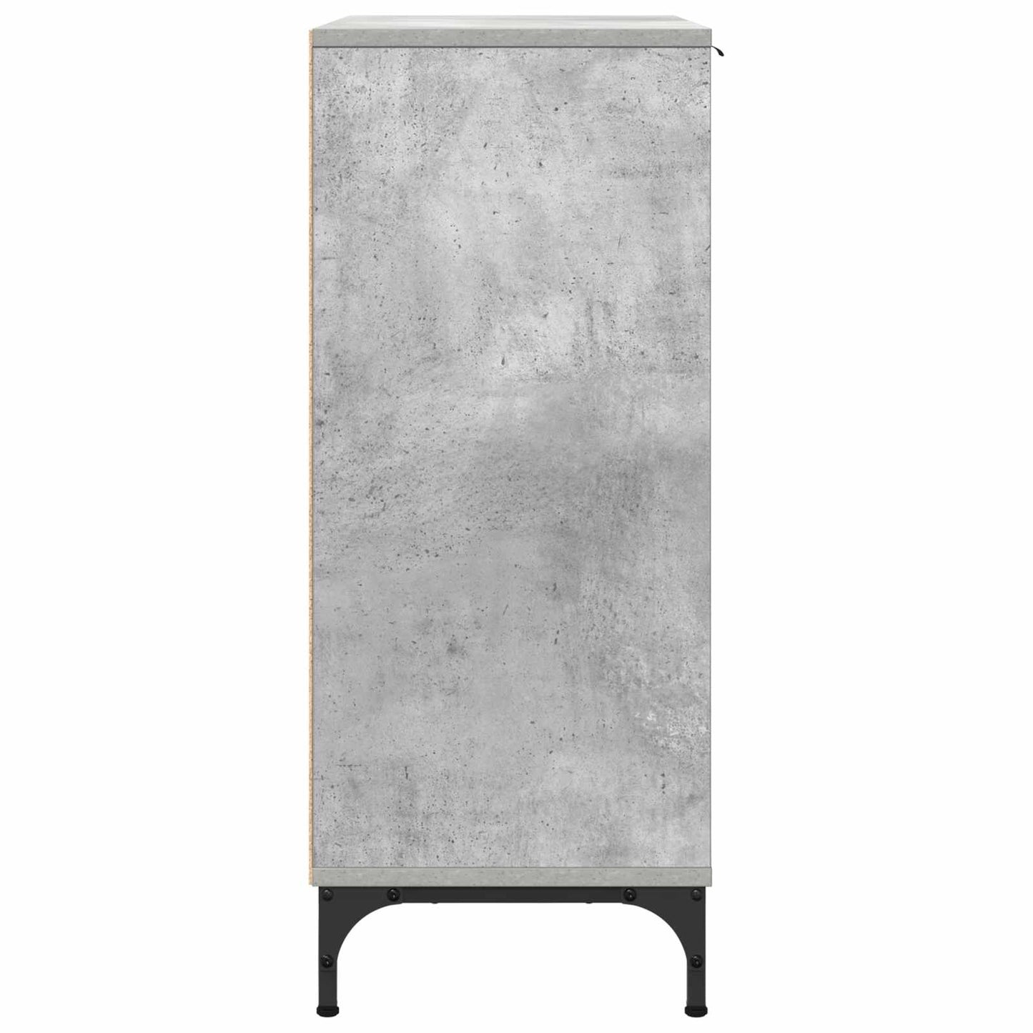 Sideboard Concrete Grey 89.5 x 33 x 82 cm Engineered Wood