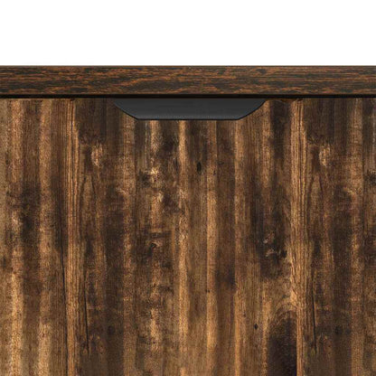 Sideboard Smoked Oak 89.5 x 33 x 82 cm Engineered Wood