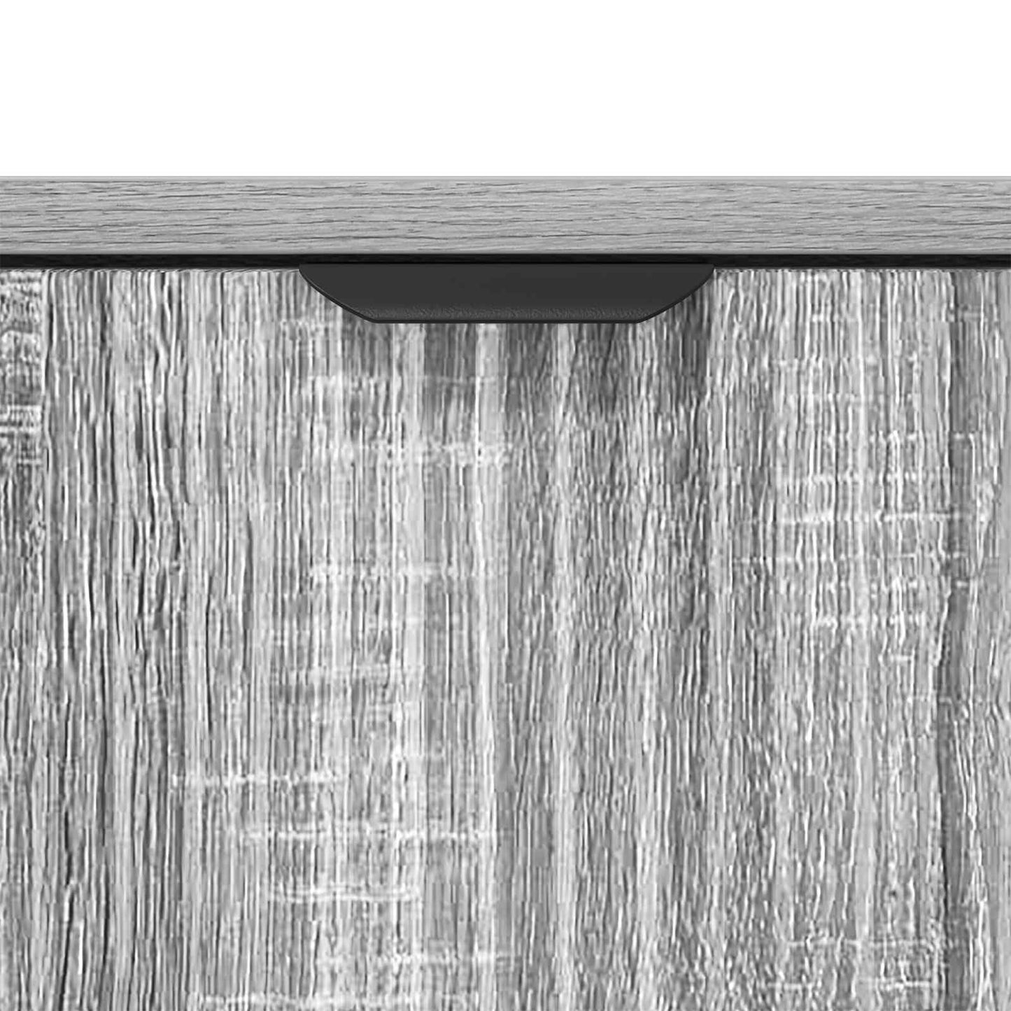 Sideboard Grey Sonoma 89.5 x 33 x 82 cm Engineered Wood