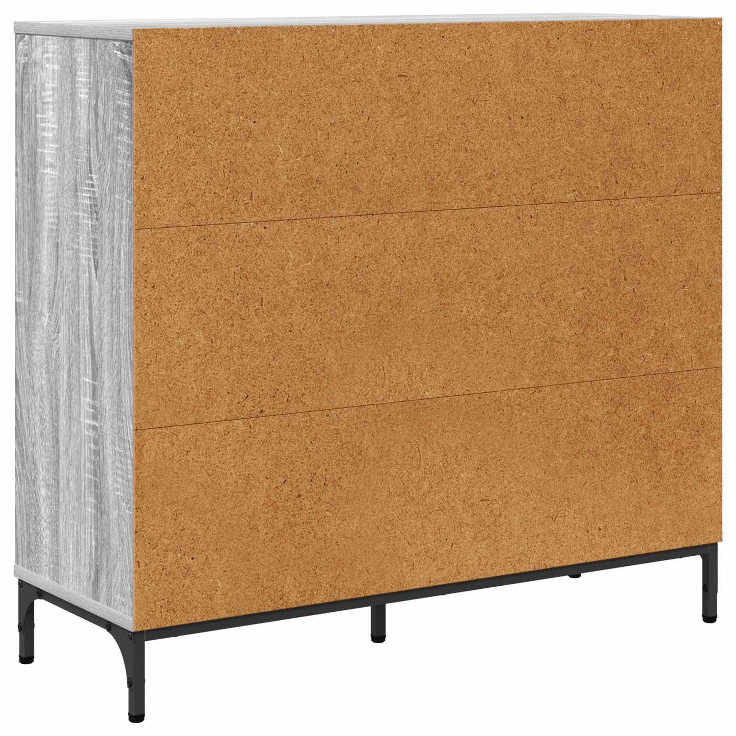 Sideboard Grey Sonoma 89.5 x 33 x 82 cm Engineered Wood