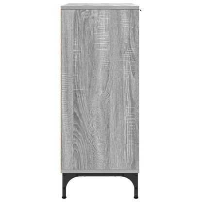 Sideboard Grey Sonoma 89.5 x 33 x 82 cm Engineered Wood