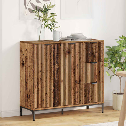 Sideboard Old Wood 89.5 x 33 x 82 cm Engineered Wood