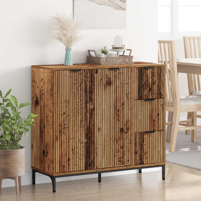Sideboard Old Wood 89.5 x 33 x 82 cm Engineered Wood
