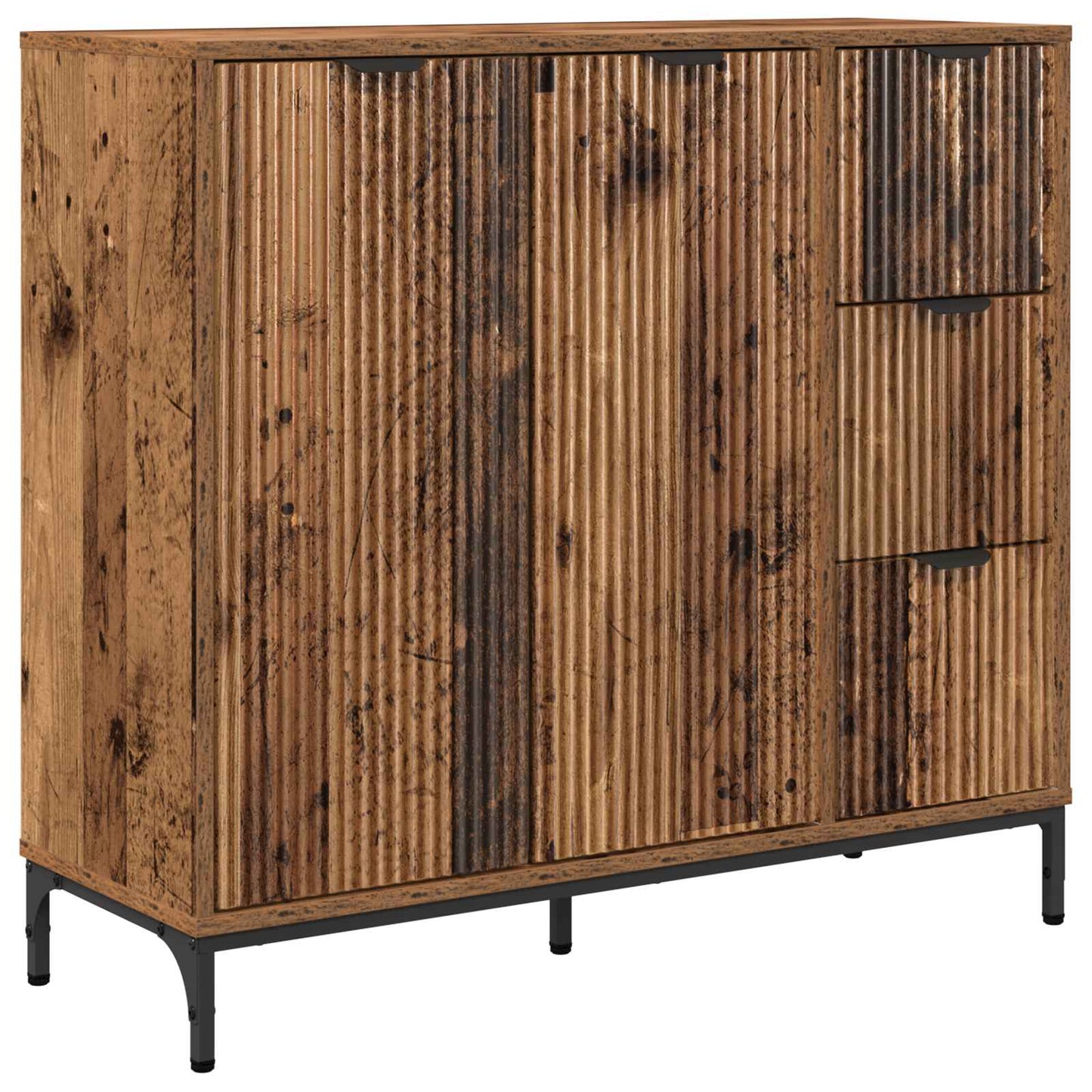 Sideboard Old Wood 89.5 x 33 x 82 cm Engineered Wood