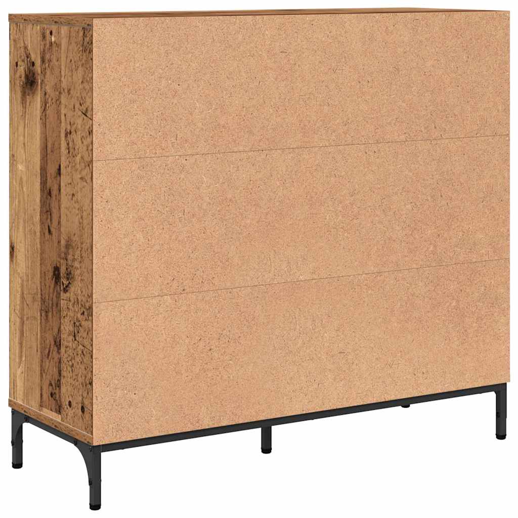 Sideboard Old Wood 89.5 x 33 x 82 cm Engineered Wood