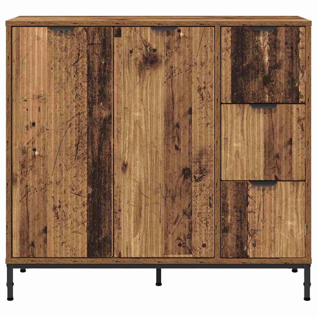 Sideboard Old Wood 89.5 x 33 x 82 cm Engineered Wood