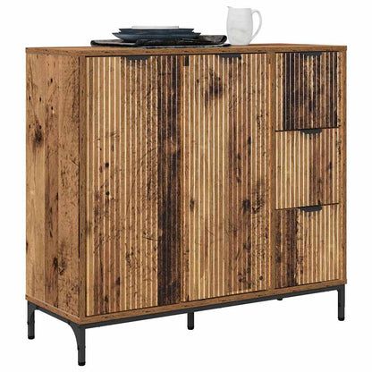Sideboard Old Wood 89.5 x 33 x 82 cm Engineered Wood