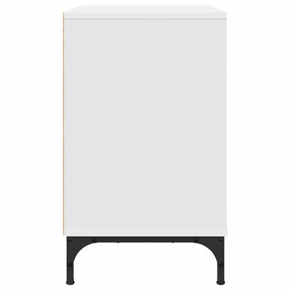 Bedside Table White 63.5 x 36 x 61 cm Engineered wood