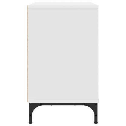 Bedside Table White 63.5 x 36 x 61 cm Engineered wood