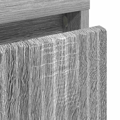 Bedside Table Grey sonoma 63.5 x 36 x 61 cm Engineered wood