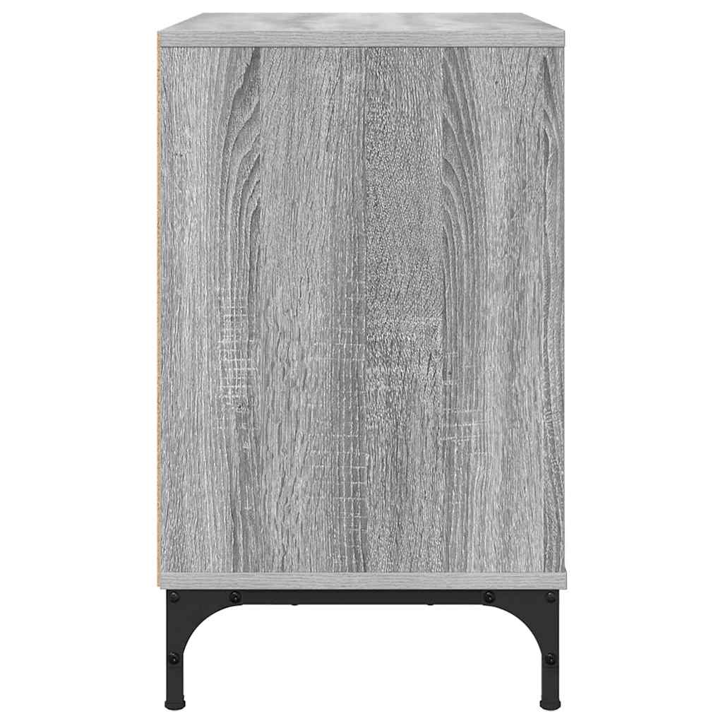 Bedside Table Grey sonoma 63.5 x 36 x 61 cm Engineered wood