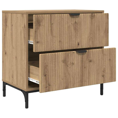 Bedside Table Artisan oak 63.5 x 36 x 61 cm Engineered wood
