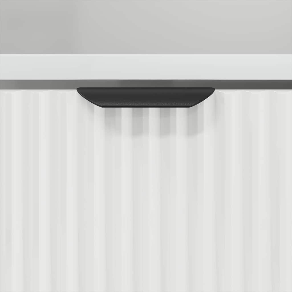 Bedside Cabinet White 49 x 36 x 61 cm Engineered wood