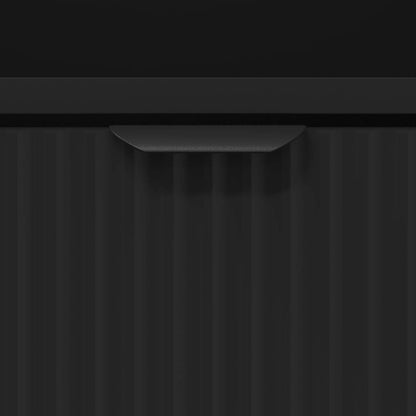 Bedside Cabinet 2 pcs Black 49 x 36 x 61 cm Engineered wood