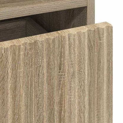 Bedside Cabinet with Drawer 2 pcs Sonoma oak 49 x 36 x 61 cm