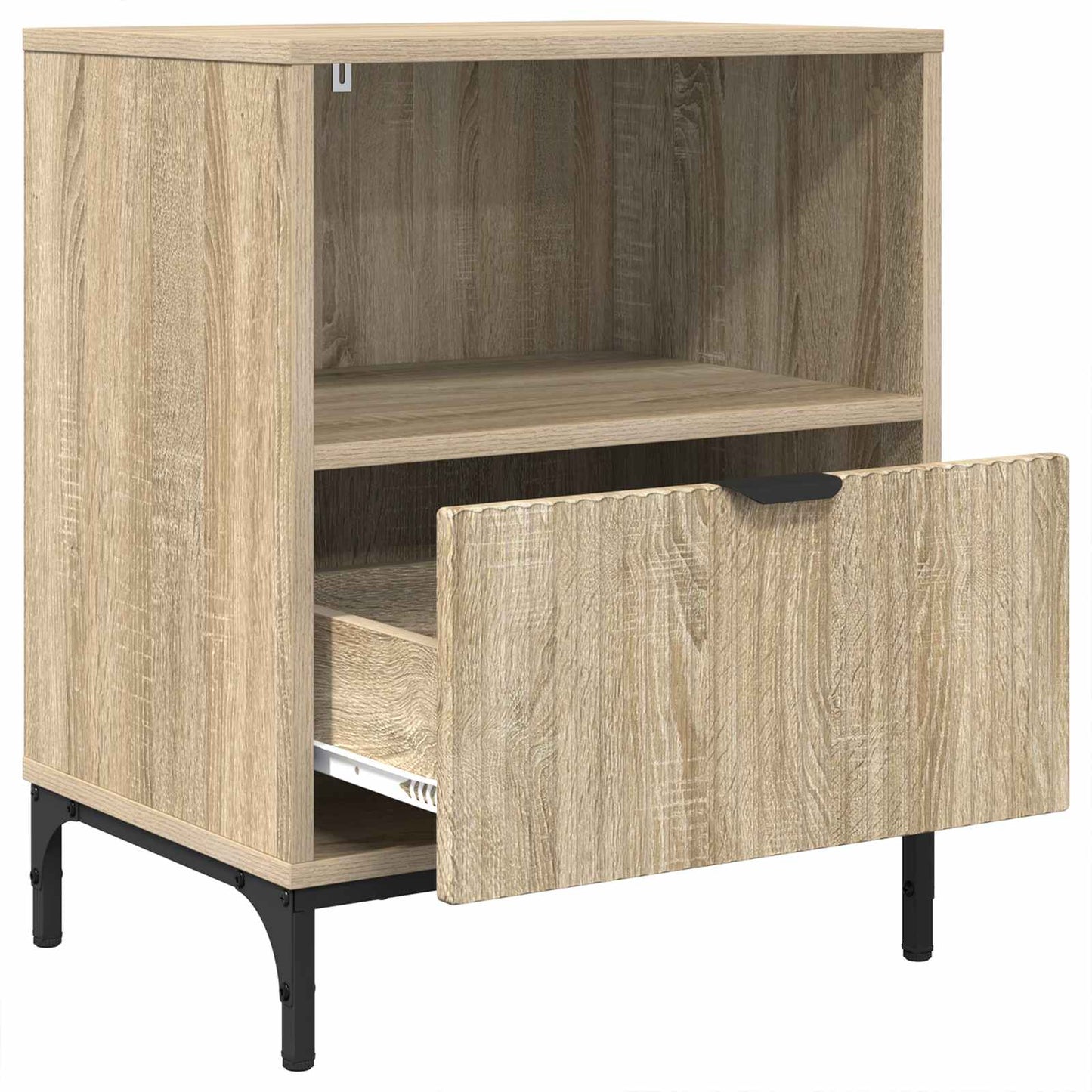 Bedside Cabinet with Drawer 2 pcs Sonoma oak 49 x 36 x 61 cm