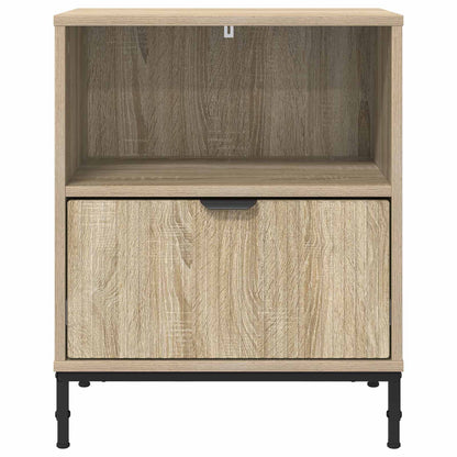 Bedside Cabinet with Drawer 2 pcs Sonoma oak 49 x 36 x 61 cm
