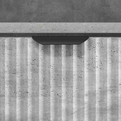 Bedside Cabinet with Drawer 2 pcs Concrete grey 49 x 36 x 61 cm