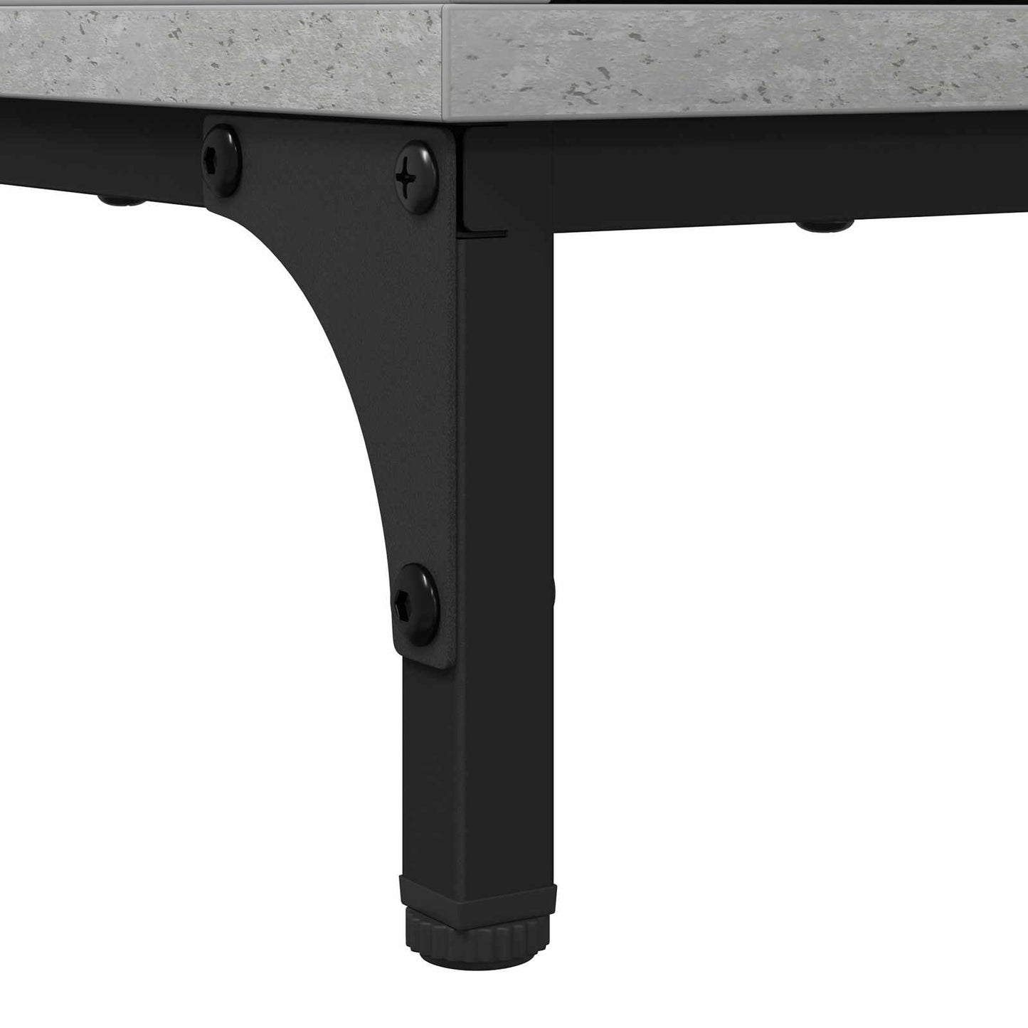 Bedside Cabinet with Drawer 2 pcs Concrete grey 49 x 36 x 61 cm