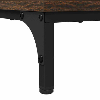 Bedside Cabinet Smoked oak 49 x 36 x 61 cm Engineered wood