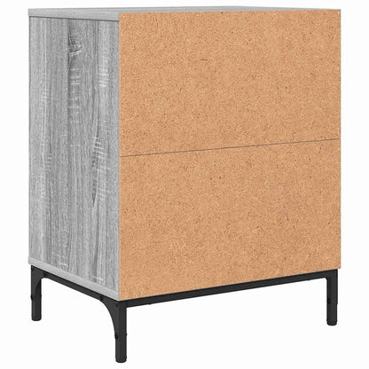 Bedside Cabinet Grey sonoma 49 x 36 x 61 cm Engineered wood
