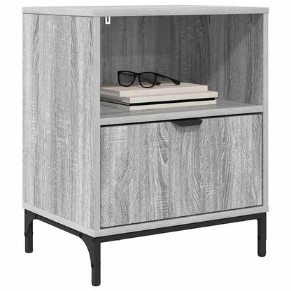 Bedside Cabinet Grey sonoma 49 x 36 x 61 cm Engineered wood