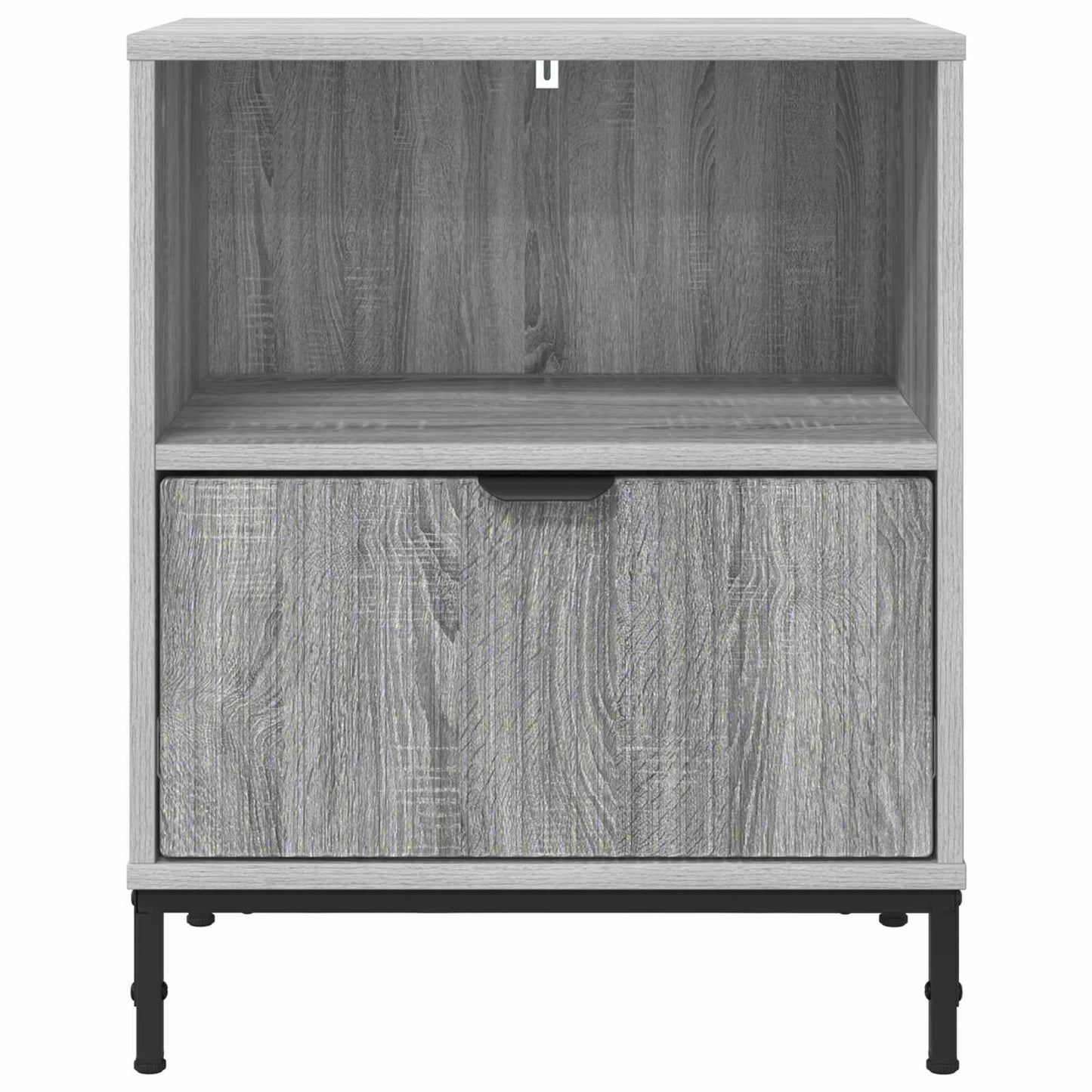 Bedside Cabinet with Drawer 2 pcs Grey sonoma 49 x 36 x 61 cm