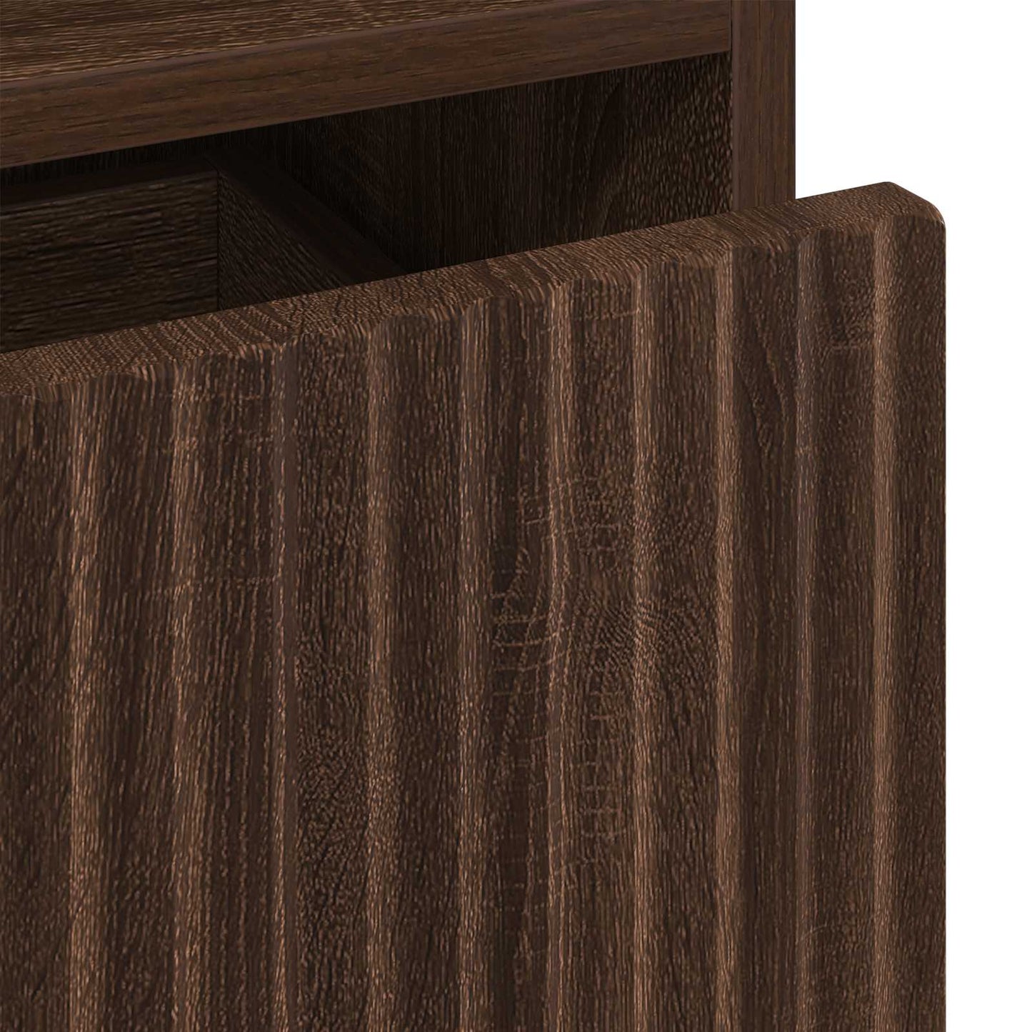 Bedside Cabinet 2 pcs Brown oak 49 x 36 x 61 cm Engineered wood