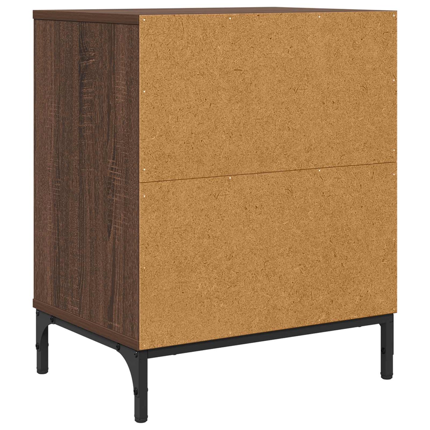 Bedside Cabinet 2 pcs Brown oak 49 x 36 x 61 cm Engineered wood