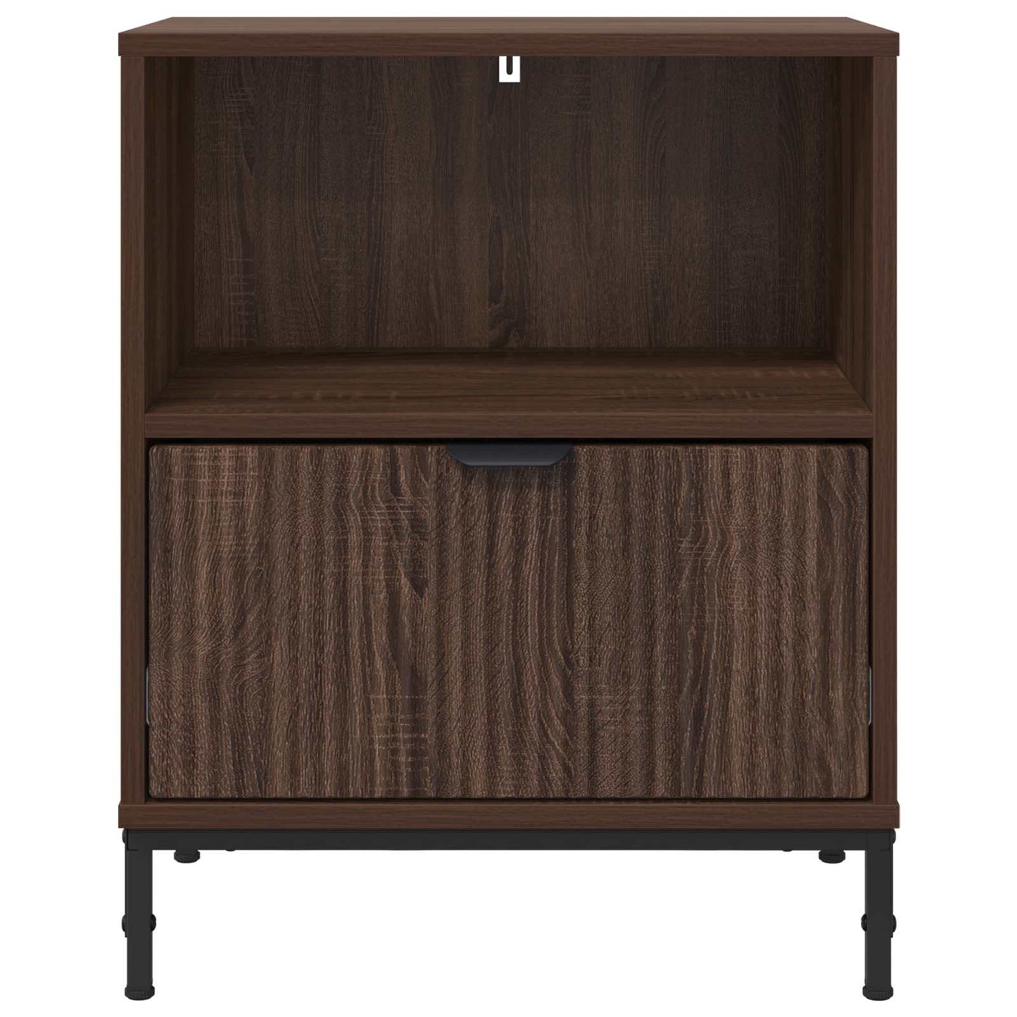 Bedside Cabinet 2 pcs Brown oak 49 x 36 x 61 cm Engineered wood