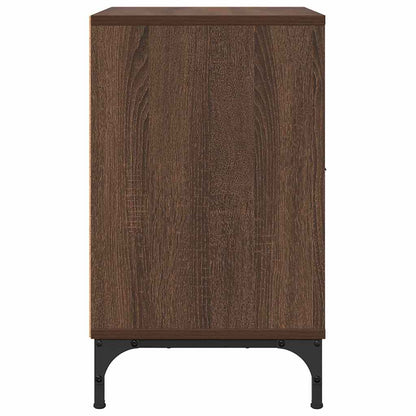 Bedside Cabinet 2 pcs Brown oak 49 x 36 x 61 cm Engineered wood