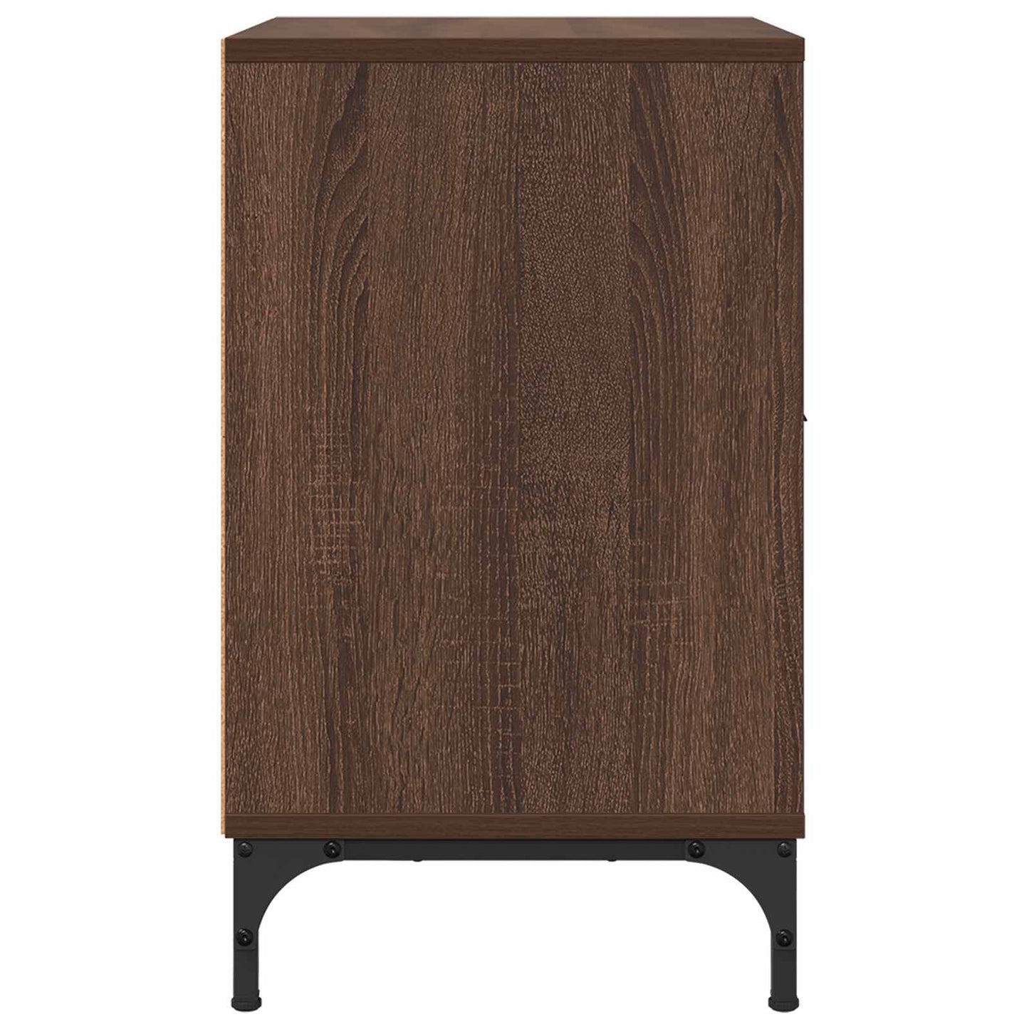 Bedside Cabinet 2 pcs Brown oak 49 x 36 x 61 cm Engineered wood